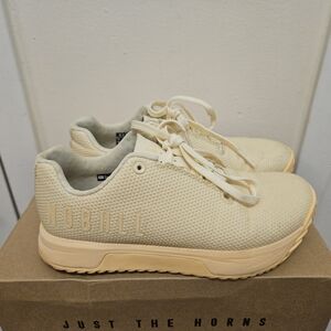 NOBULL SF Trainer+ Low Sneakers Mens 6.5 Woman's 8 Vanilla Orange Cream